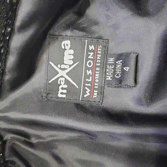 NWT Wilsons Leather Maxima Funky Iridescent embossed snakeskin Pants, 4 vintage - Picture 8 of 10